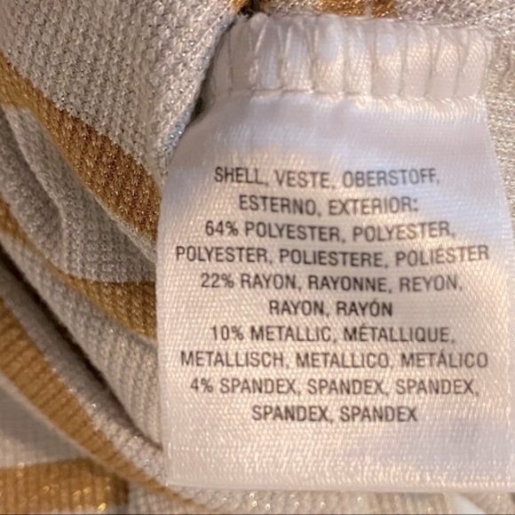 Anthropologie Vanessa Virginia Striped Turtleneck Tunic Size Small OB747083 - Picture 12 of 13